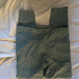 size large active wear gray blue pants womens leggings athletic wear gear